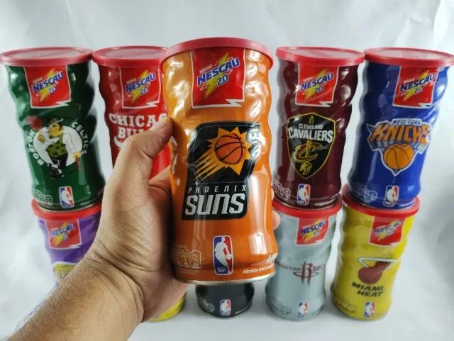 Coleção Latas de Nescau NBA