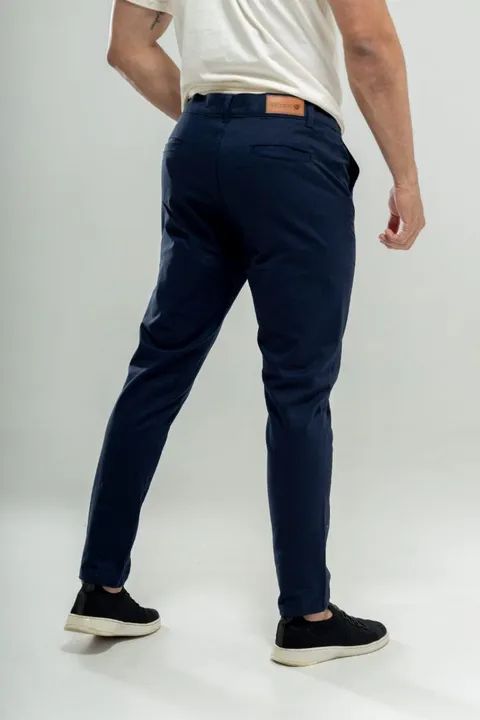 Calça Masculina em Alfaiataria slim  - Foto 5