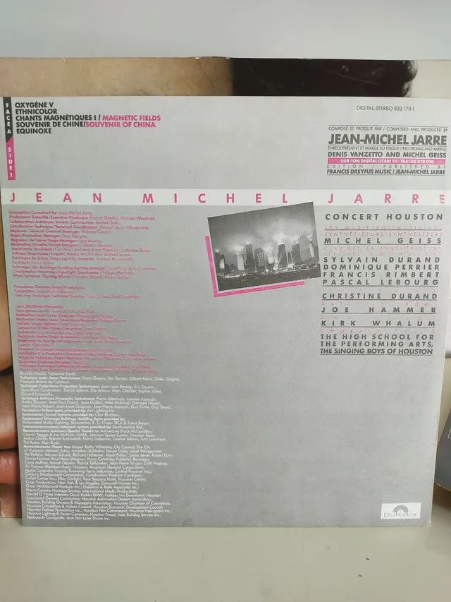 LP disco vinil Jean Michel Jarre - Concerts Lyon 1987 - Rendez Vous 1986 - Foto 4