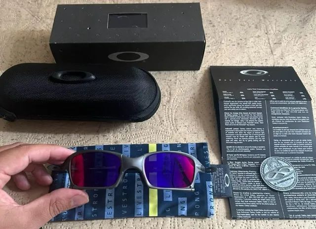 Óculos De Sol Oakley X-Squared X-Metal Tanzanite - Foto 5