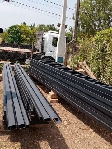 Kit estrutura metálica barracão galpão garagem estúdio mecânica oficina depósito etc