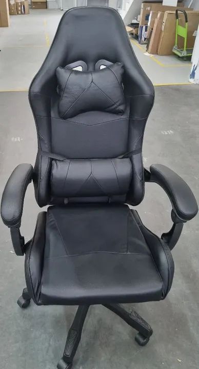 Cadeira Gamer Preta - Conforto e Estilo para seus Games!