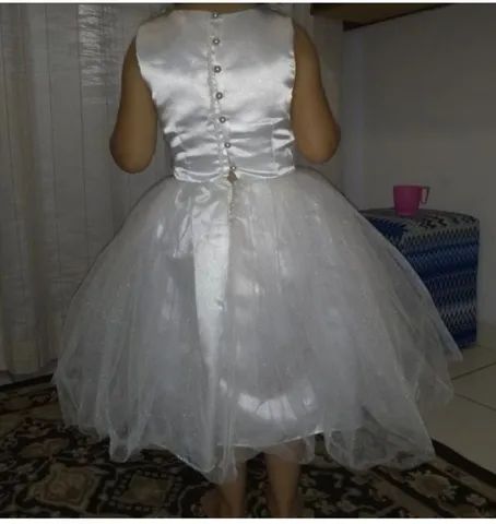 Vestido branco batizado  - Foto 3