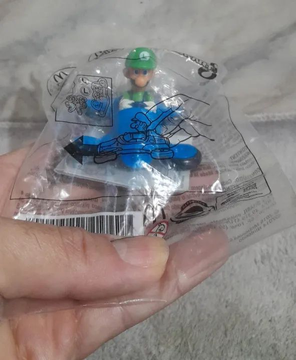 Carrinho Super Mario Kart 8 - Luigi (McDonald's / Produto Novo)