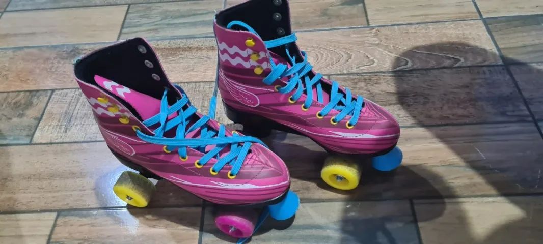 Patins Roller Skate - 4 Rodas - Tamanho 36 - Foto 3