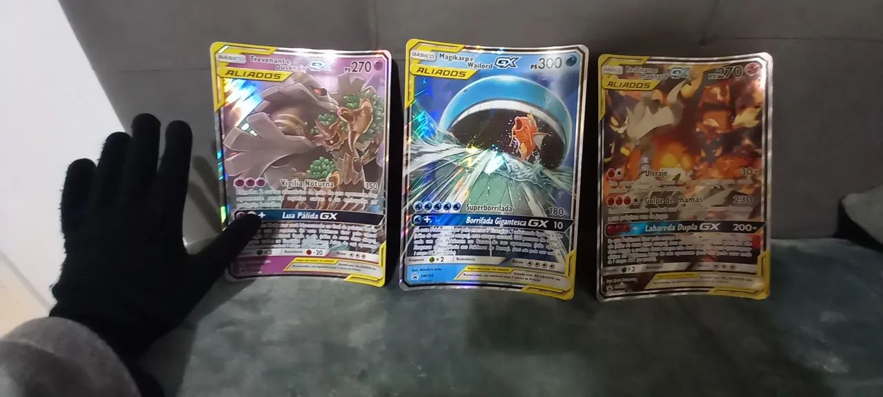 Coleção de cartas (GRANDES) Pokemon