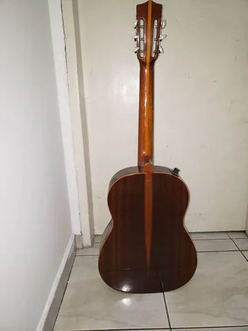 Troca - Violão Del Vecchio Camping ref 100 =Anos 1980/90 c/Captação Elétrica Tron X200  - Foto 2