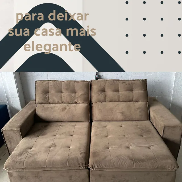 Sofá em promoção para familia toda novo