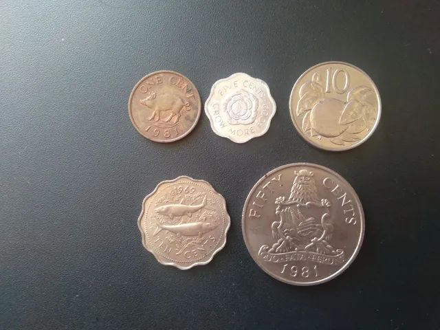 MOEDAS ILHAS BRITÂNICAS 