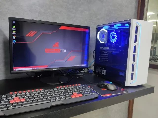 PC Gamer Completo i5 6600 + RX 550 c/ Monitor + Teclado e Mouse - Foto 2