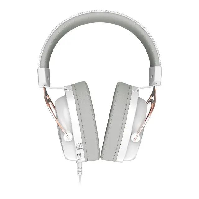 Headset Gamer Redragon Diomedes White P3 C/ Adaptador USB e C/ Adaptador P2 - WZetta - Foto 3