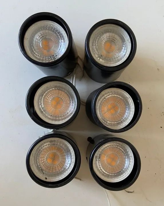 Kit 19 Plafon Orion PAR16 Ø59x70mm Acend, 9 Lâmpadas LED Gu10 e 13 Soquetes - Foto 2