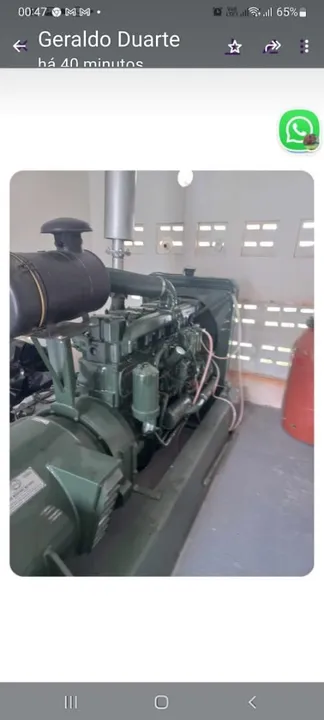 Gerador Mercedes OM 355 220/205 kva manual heimer