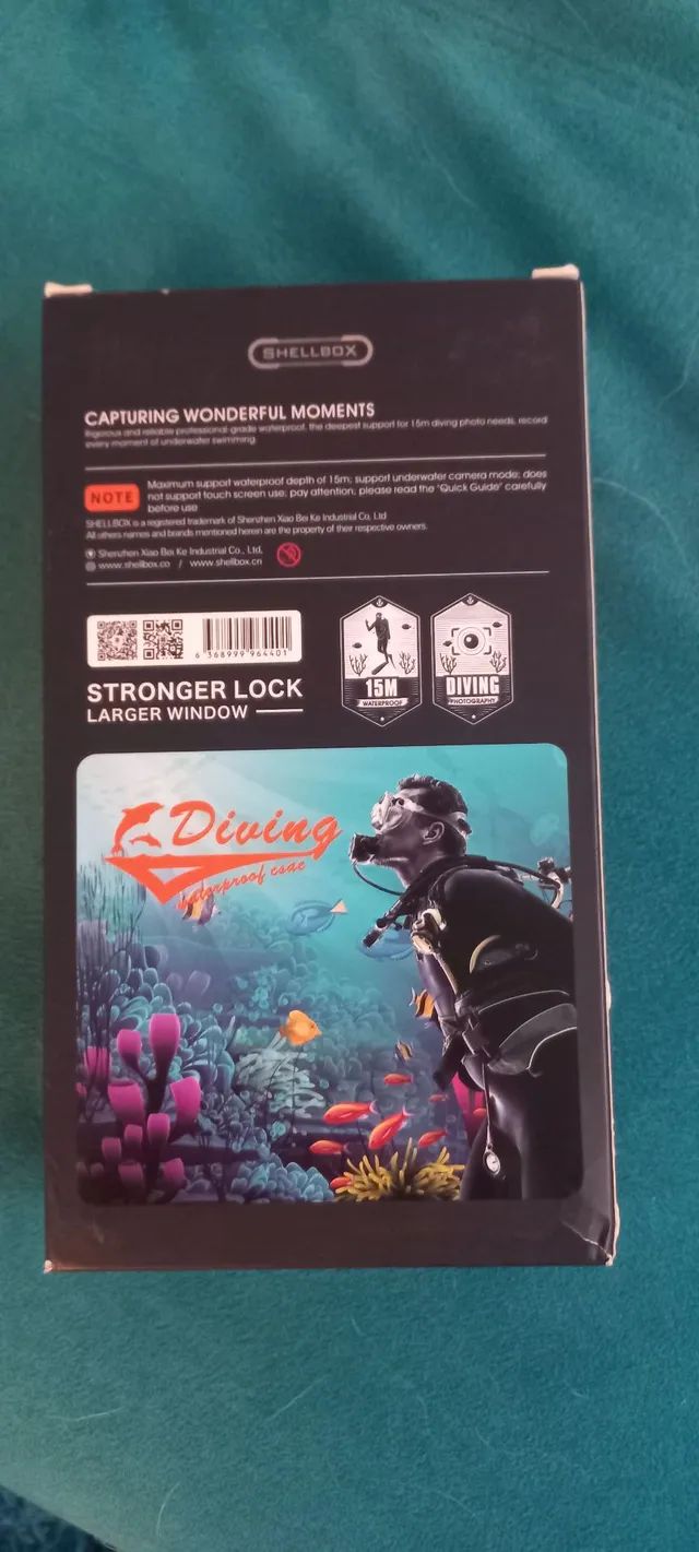 Case a prova d'água para celular DIVING WATERPROOF CASE - Foto 2