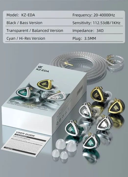 Fone KZ EDA lacrado - Foto 4