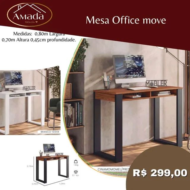 Mesa de escritório , Entrega  em 3 dias 