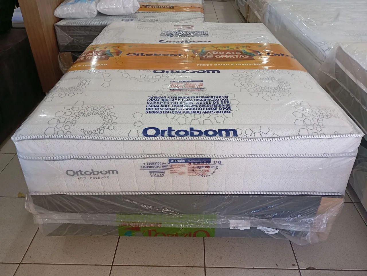 Cama box casal de mola ensacada 32cm. - Foto 3
