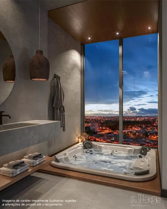O primeiro com Sky Lounge com piscina com raia aquecida - Foto 2