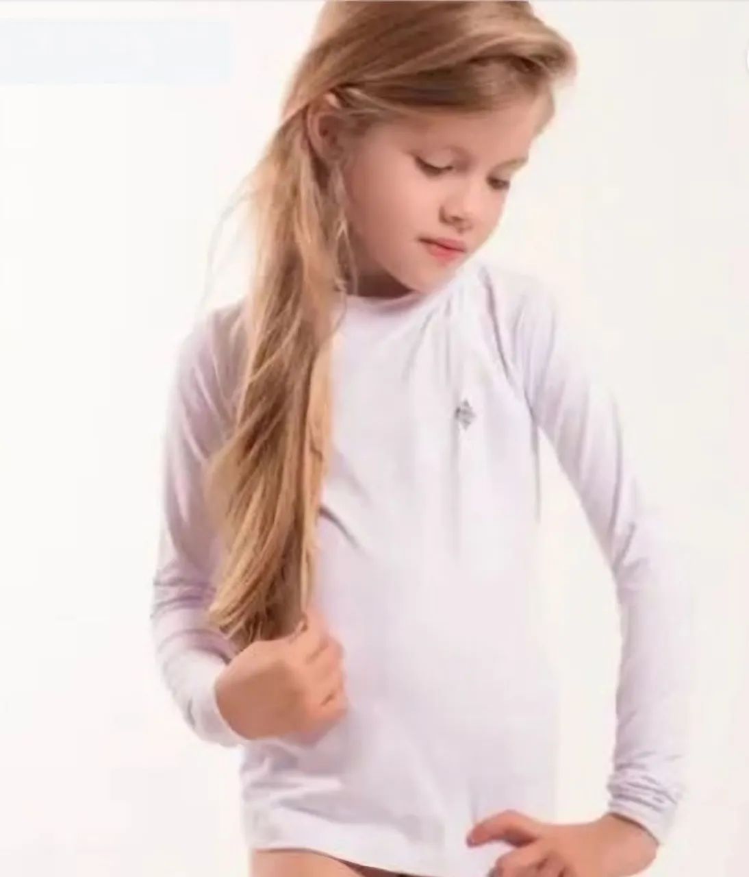 Camisas térmicas infantil proteção UV - verão e inverno - sol e frio  - Foto 4