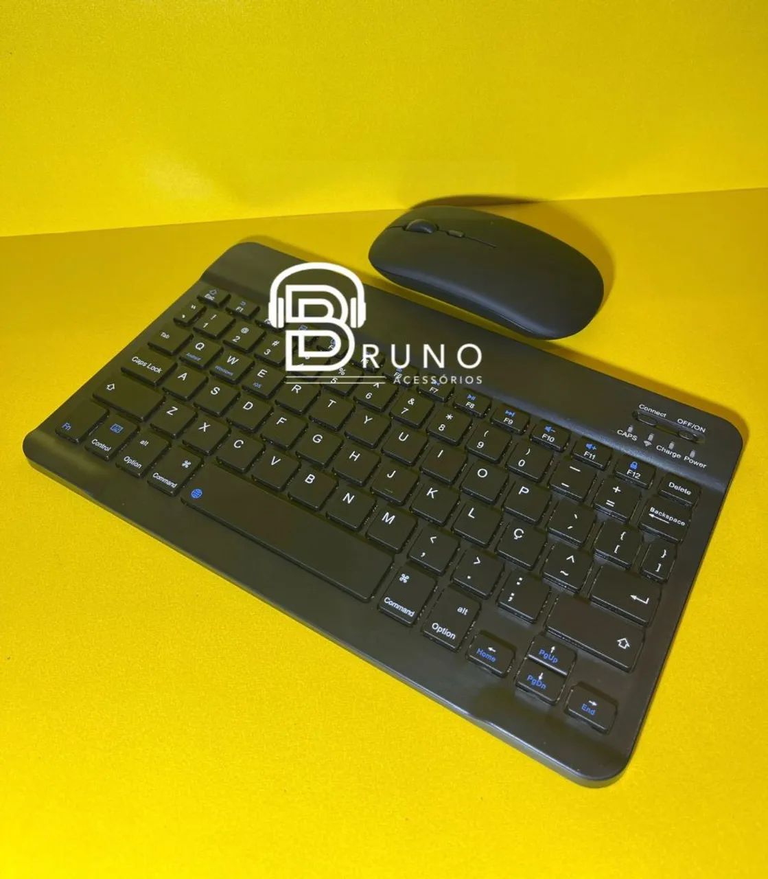 Kit Teclado e Mouse Sem Fio Bluetooth - Novo - Foto 2