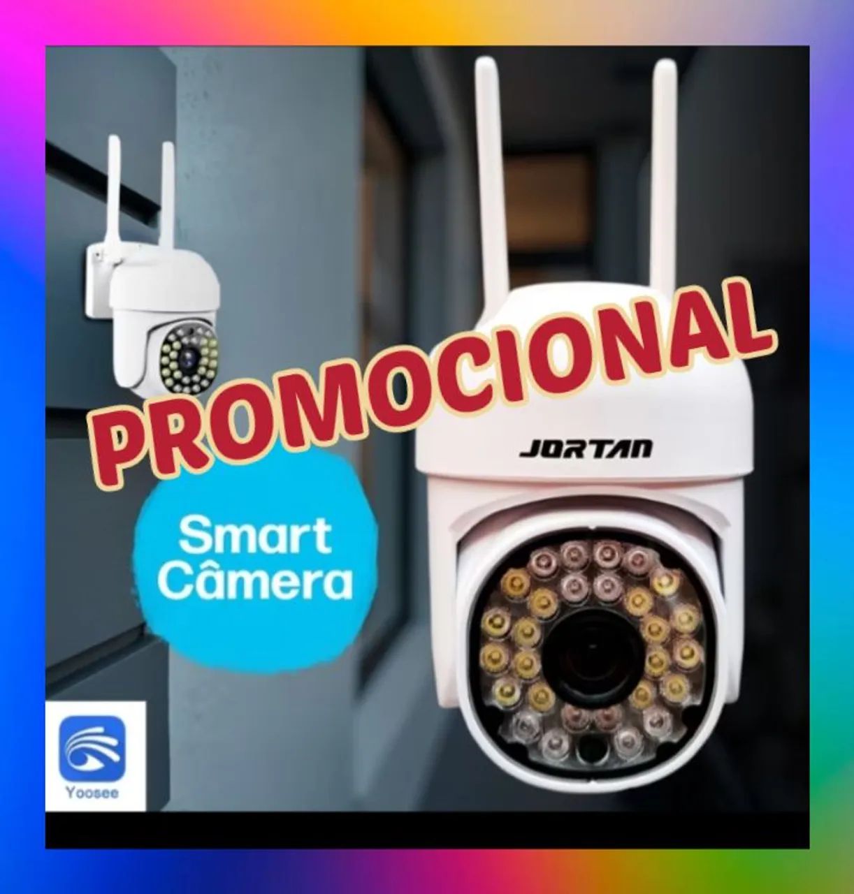 Câmera IP Externa Aprova D'água WIFI Visão Noturna