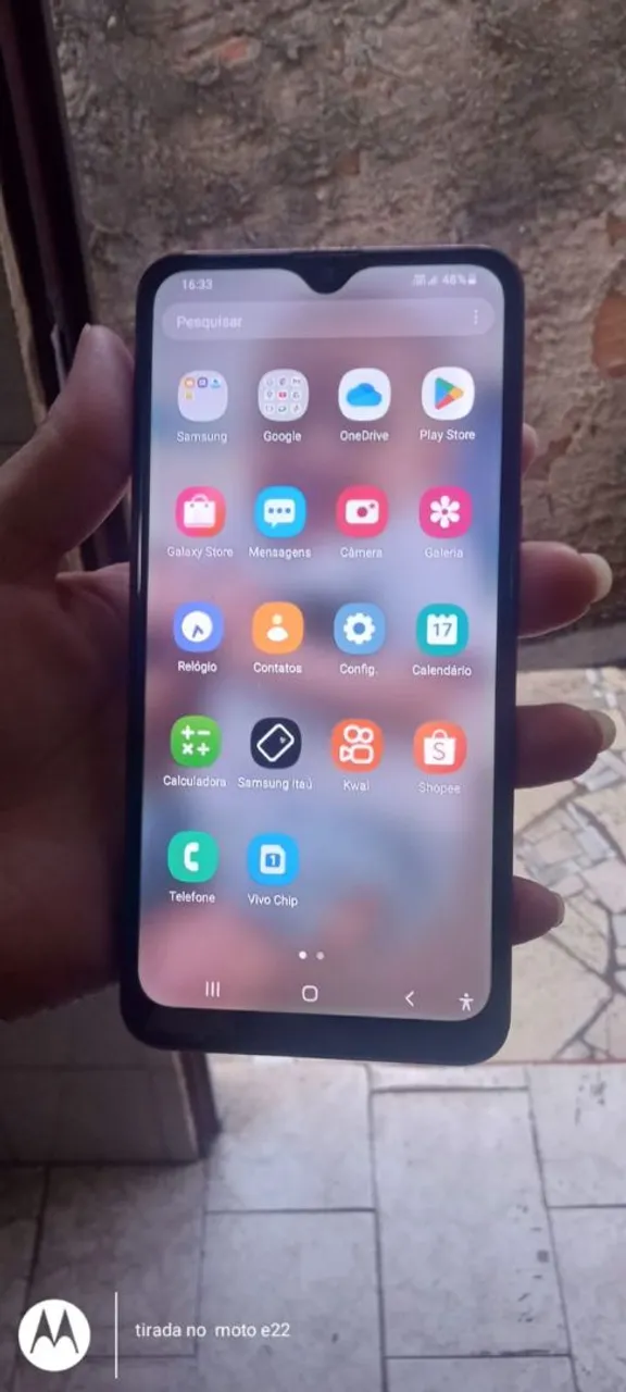 Smartphone Samsung Galaxy A10S.. (sem carregador)