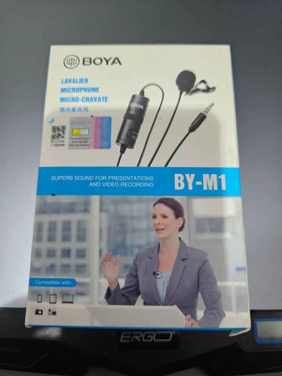 Microfone Lapela Gravata Omnidirecional BYM1 Boya