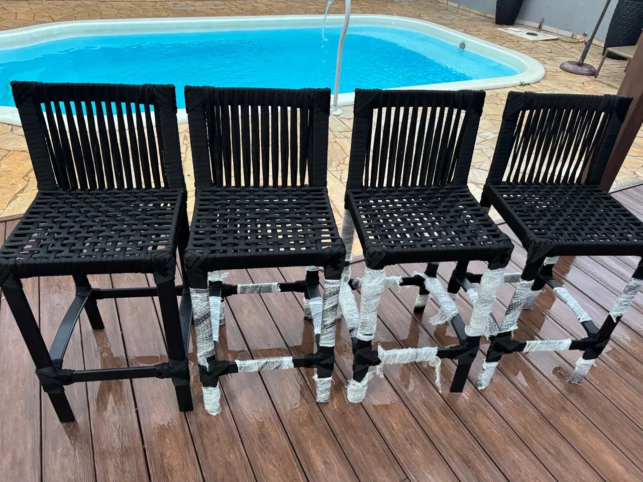 Poltronas em corda náutica para área externa 590 cada - Foto 4