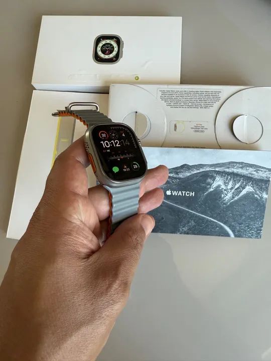 Apple Watch ultra novíssimo completo com caixa e tudo - Foto 5
