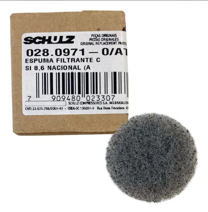 Filtro de ar para compressor schulz pratiko 8.6 pcm
