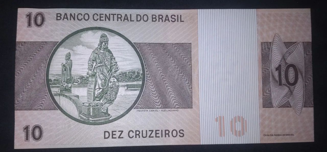 SET CÉDULAS DO CRUZEIRO 2a FAMÍLIA 3 CÉDULAS - 1, 10 e 100 Cruzeiros - Foto 4