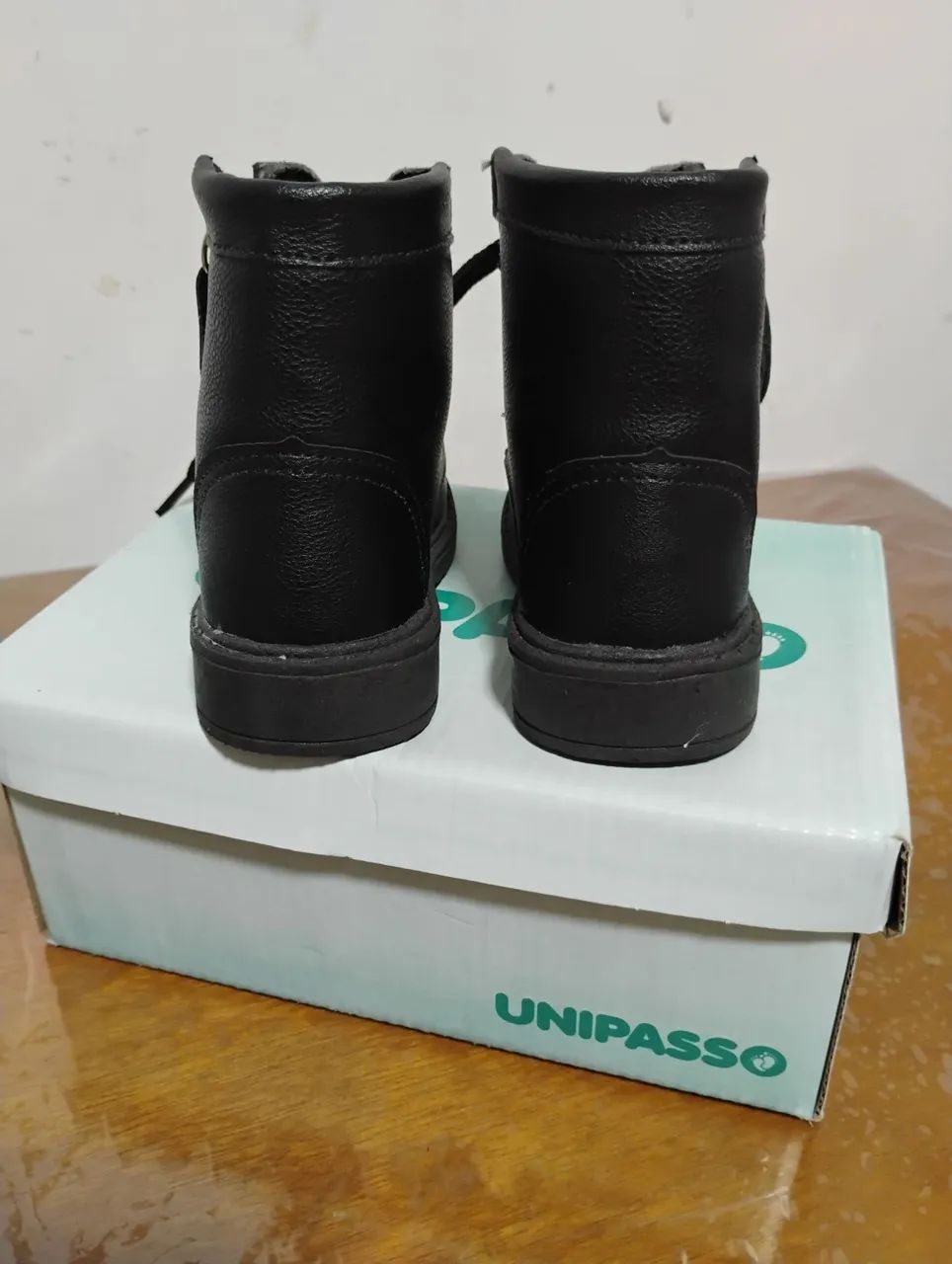 Botas infantis pretas da Unipasso - Foto 5