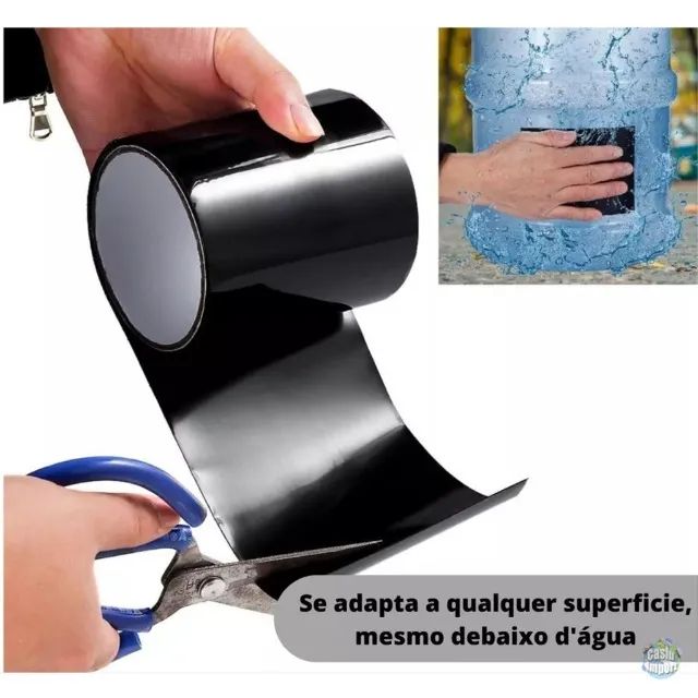 Super fita adesiva flex para vazamentos - Foto 4