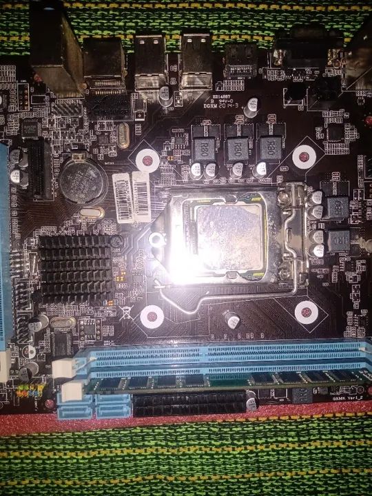 Kit Placa Mae, processador Core I5 1 Geração, Memoria RAM DDR 3 DE 4GB, TUDO FUNCIONANDO p - Foto 2