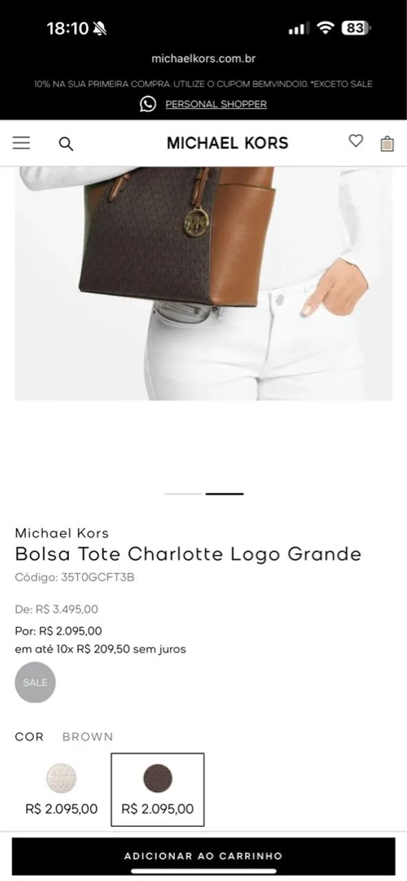 Bolsa Michael Kors charlotte tote  - Foto 4