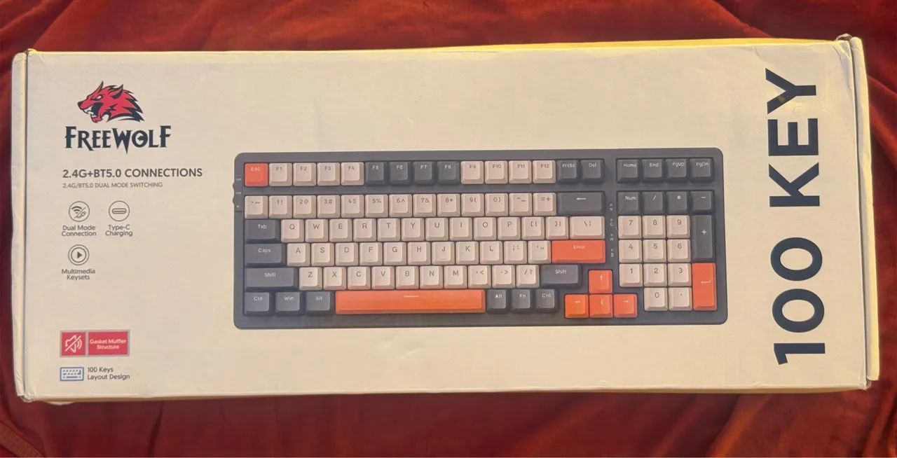Teclado Mecânico FreeWolf K8 - Foto 4