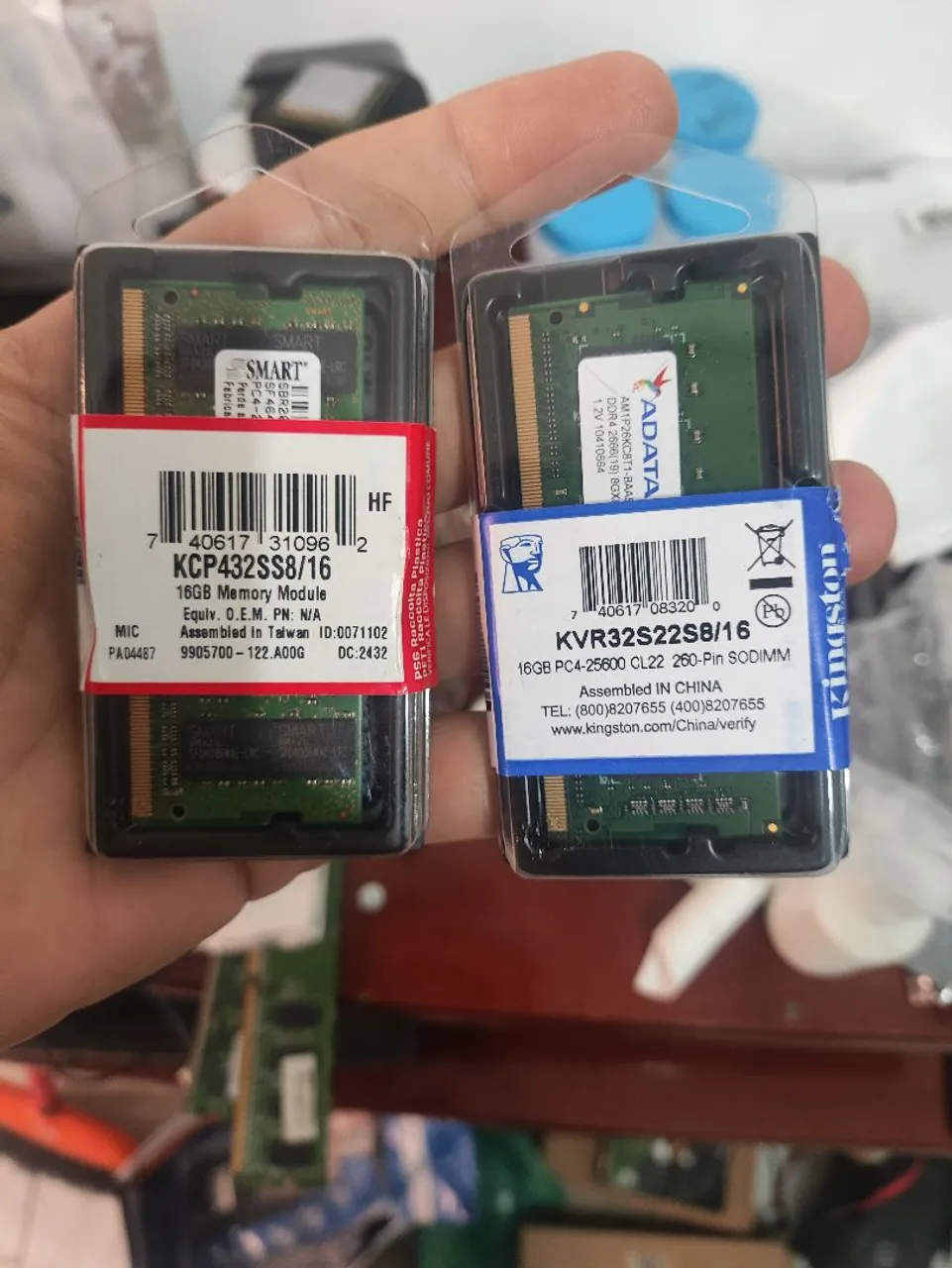 Par de Memória RAM 8GB DDR4 Smart notebook
