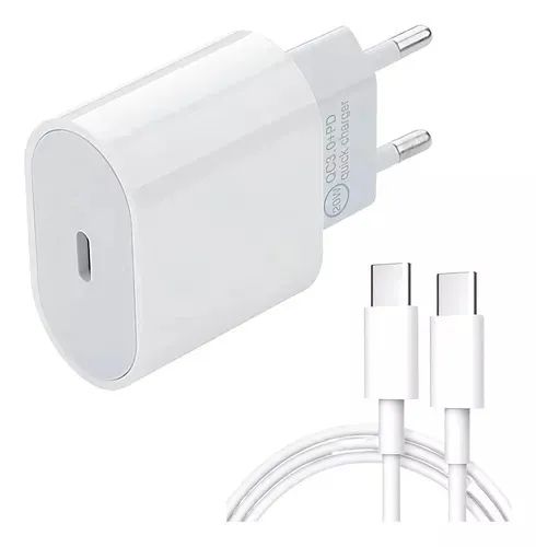 Carregador Parede Power 20w + Cabo Usb-c Iphone 15 16  Samsung Motorola Xiaomi Tipo C  - Foto 3