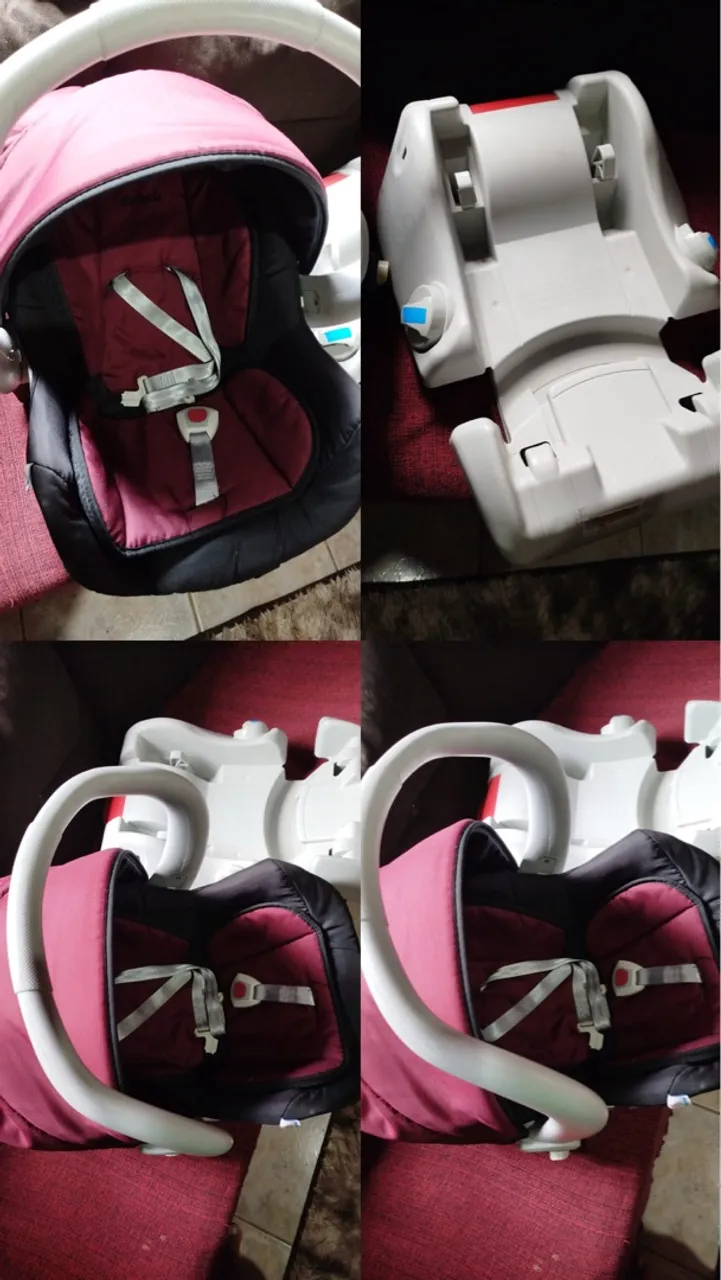 Cadeirinha de Bebê com Base - Conforto e Segurança