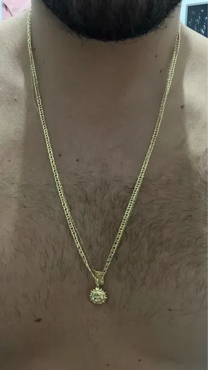 Corrente de ouro 18k maciça grumet  - Foto 2