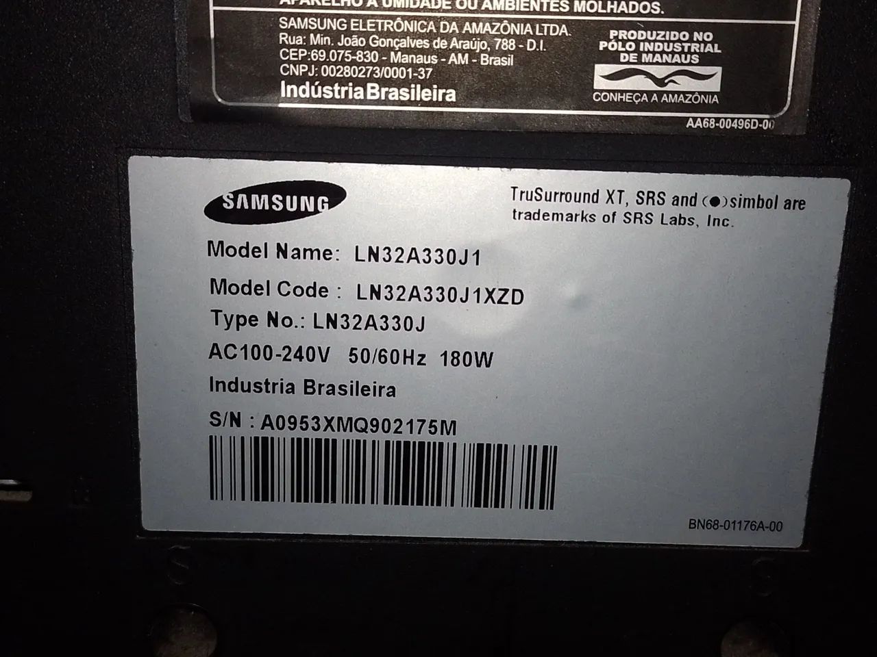 TV Samsung com defeito  - Foto 3