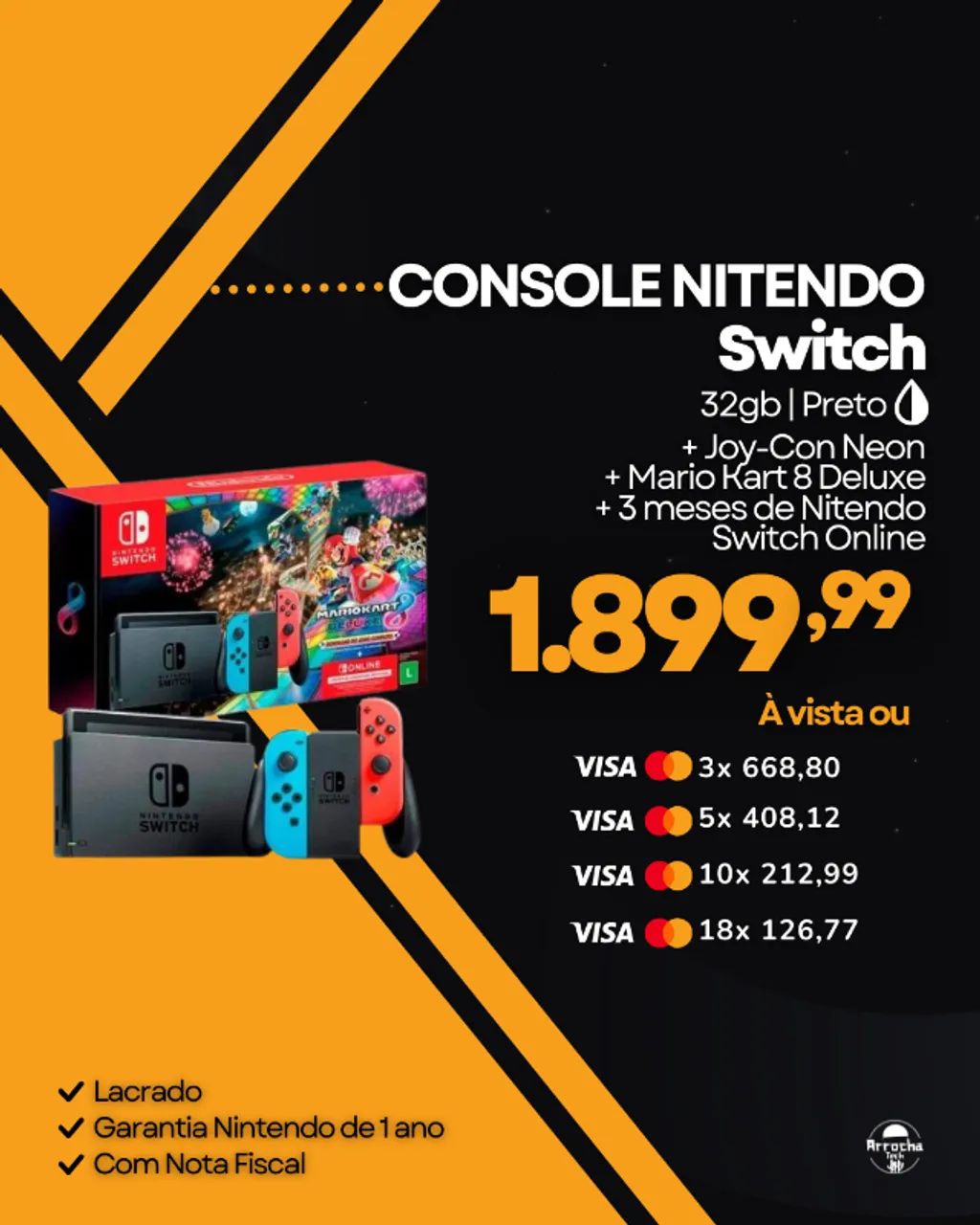 Mario Kart Nintendo Switch Black Friday Joy Con CONSOLE NITENDO