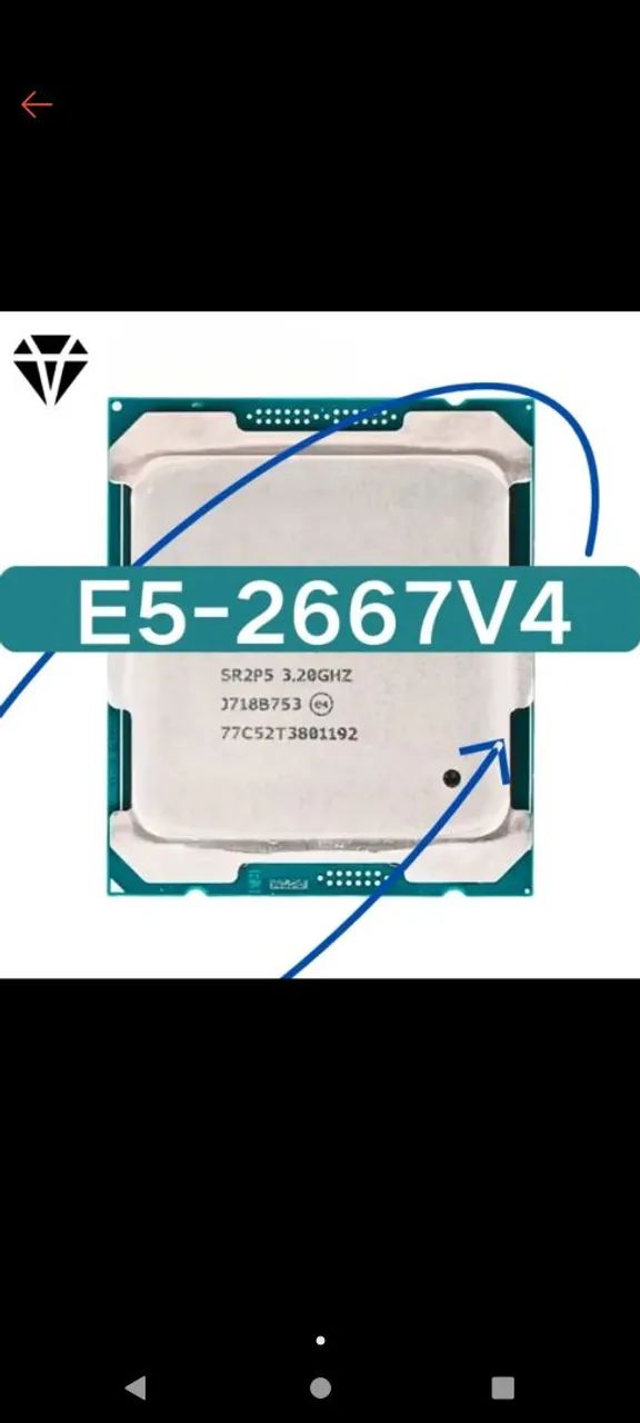 Processador Intel Xeon E5-2667V4 - Foto 2