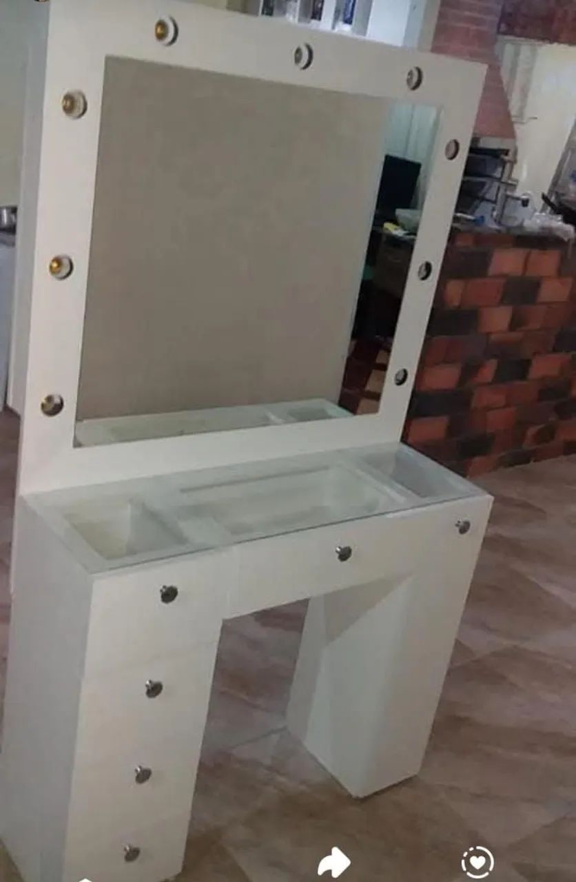 Penteados camarim MDF ( sob encomenda) - Foto 2