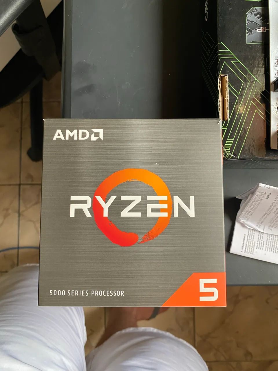 Processador Ryzen 5600+placa mae B450m - Foto 2