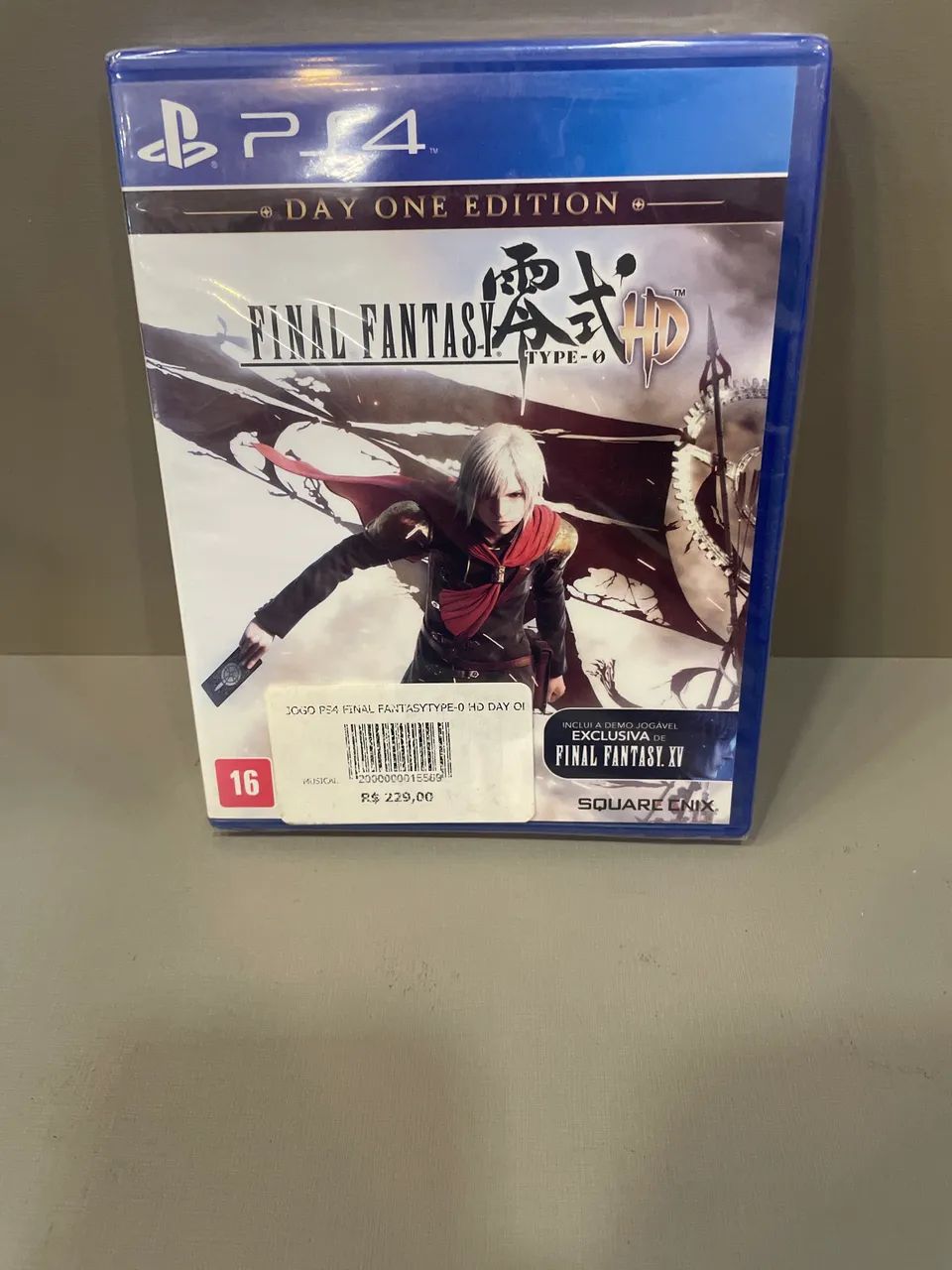 Final fantasy TYPE-0 HD day one edition DVD de PlayStation 4