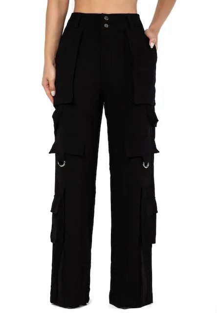 Calça Cargo Branca Wide Leg - Foto 5