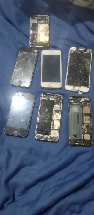 Celulares danificados