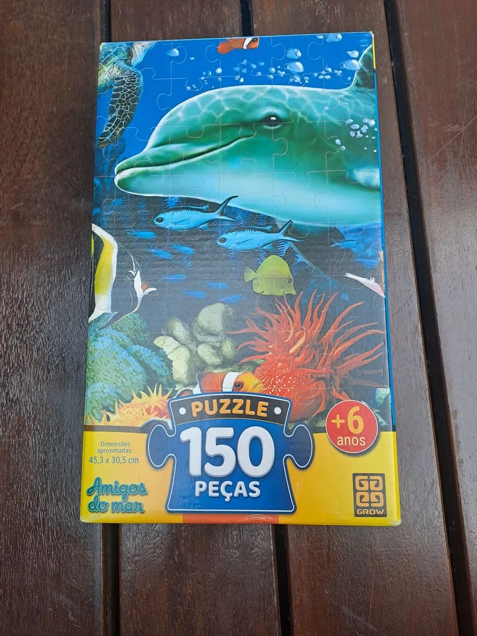 quebra cabeça grow amigos do mar