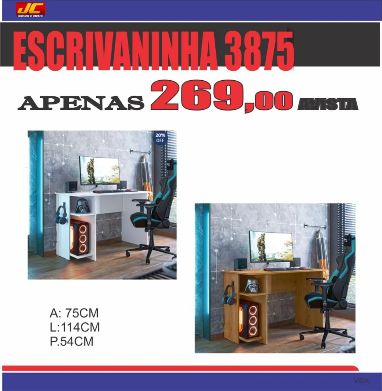 Escrivaninha 3875 em Promoção